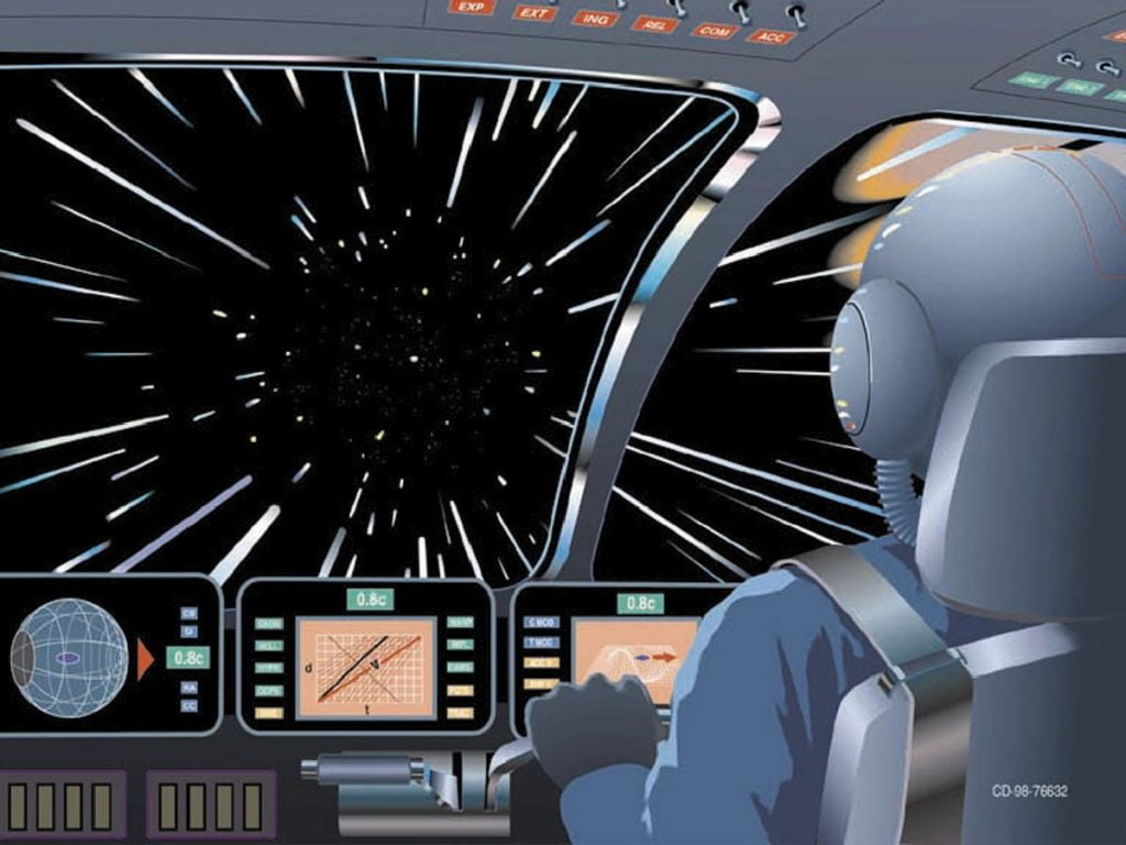 Warp Speed နဲ့ ခရီးသွားဖို့ဟာ သိပ္ပံစိတ်ဝင်စားသူတွေရဲ့ အိပ်မက်တစ်ခုပါ (Photo: Les Bossinas via NASA)